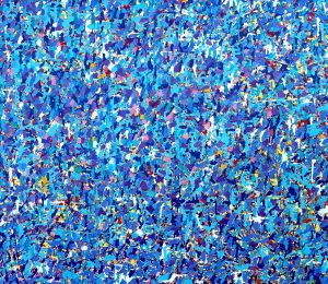 Abstraction, 2022., oil on canvas, 80x100 cm